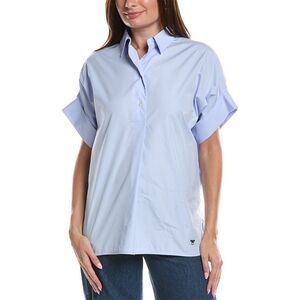 Max Mara Womens Ardea Shirt, Blue
